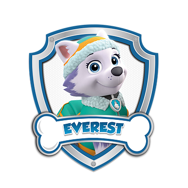 Mascotte d'Everest, le célèbre chien violet dans Paw Patrol