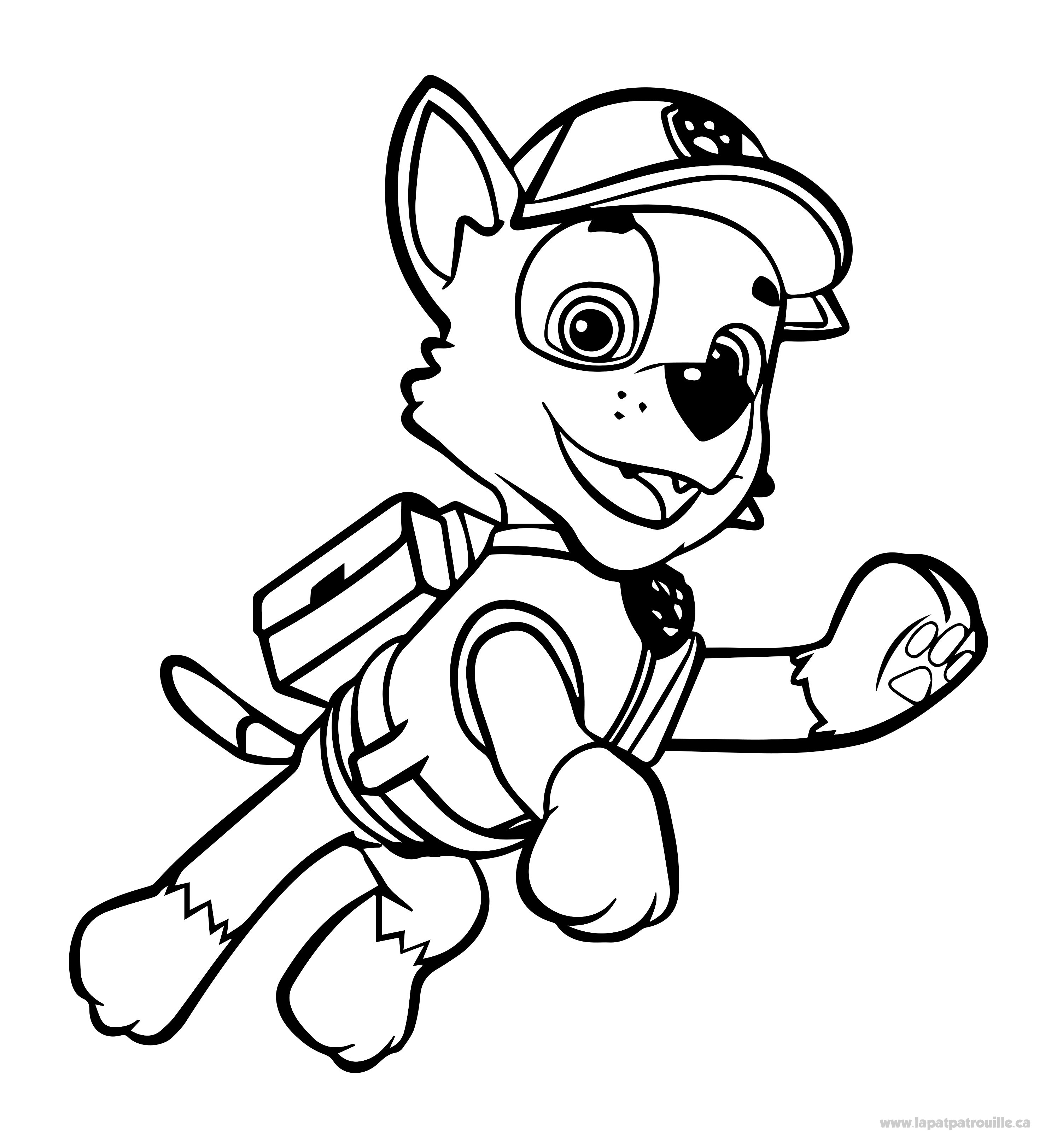 Coloriage Pat Patrouille A Imprimer Gratuit