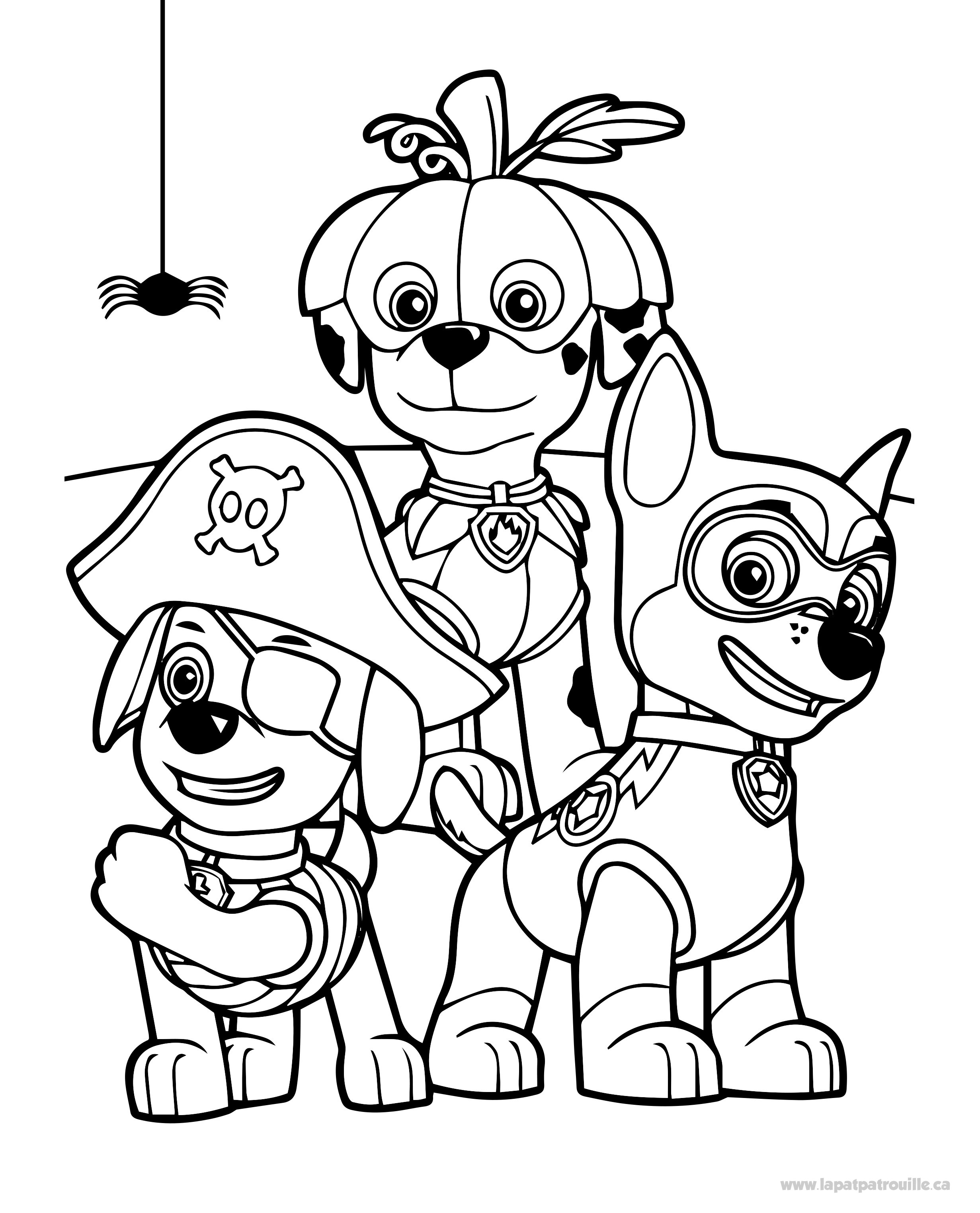 Chase Pat Patrouille Coloriage